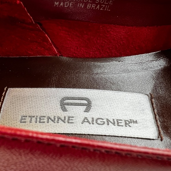 Etienne Aigner Stratford Loafer in Red - EUC - Picture 4 of 7